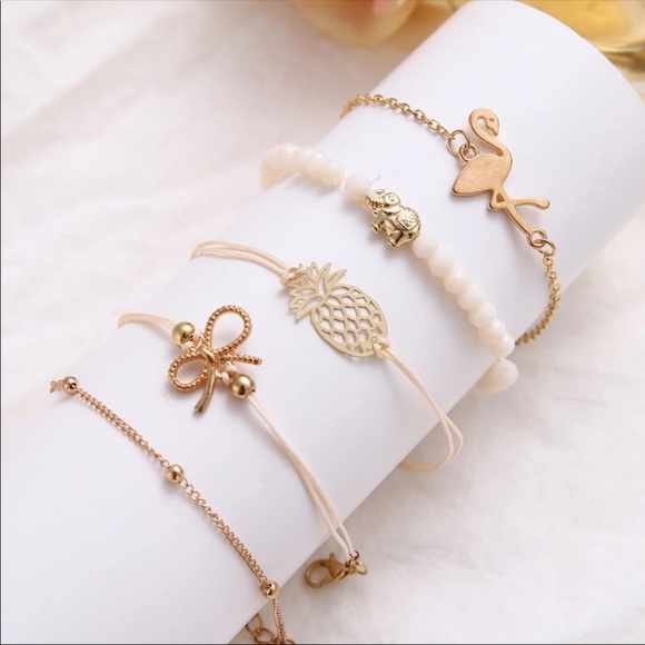 FLAMINGO ♡ 5 Bracelets GIFT SET - Picture 7 of 8